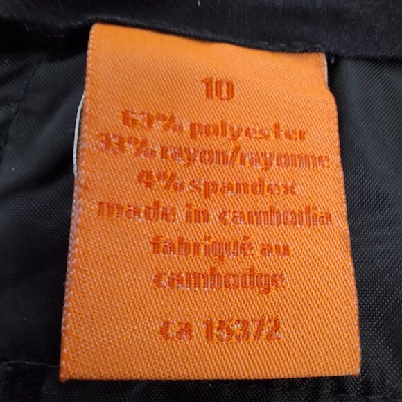 Vintage Joe Fresh New Checker Print Wide Leg Womens Pant Size 10 Mid Rise - Picture 14 of 14